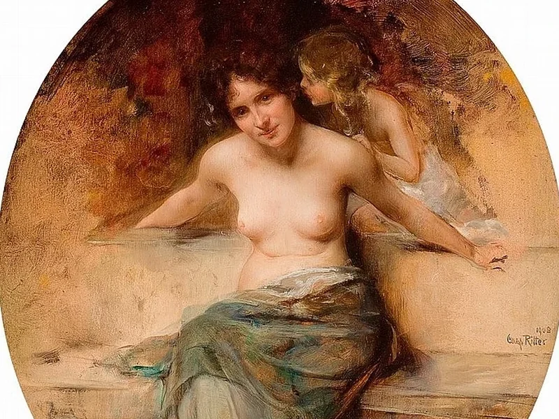1861-Caspar Ritter - La notizia, 1908
